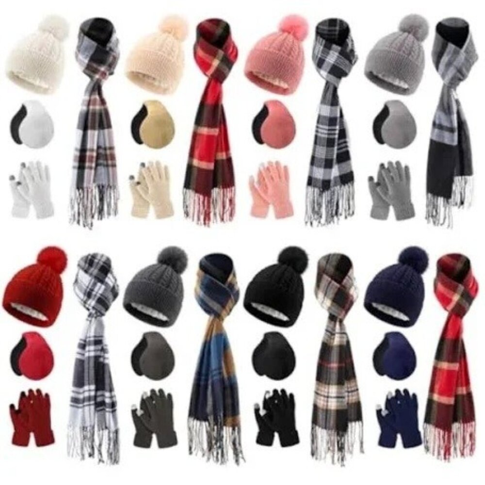 Bulk Wholesale Closeout Winter Accessories Hats, Gloves | Winter Care Pack 24PC